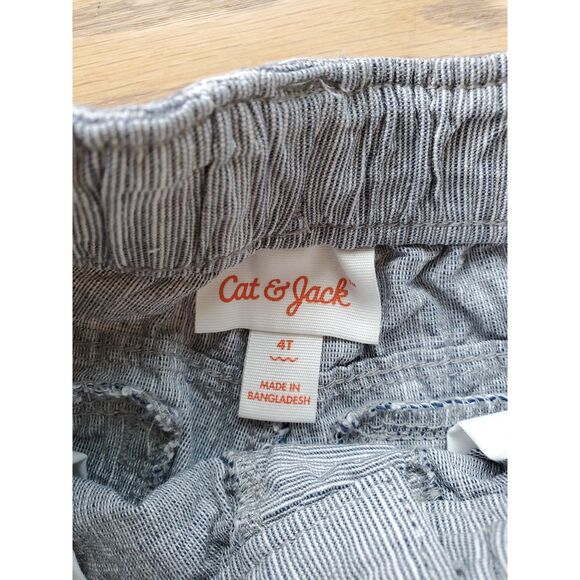 Lot of 2 Cat & Jack Ice Cream Tank Top and Striped Cuff Shorts 4T GUC and EUC - Picture 7 of 7